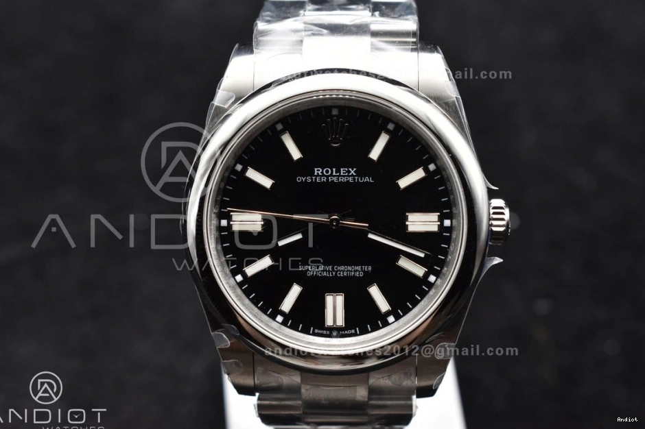 124300 Steel Edition Black 1:1 A3230 41mm 904L Best DIWF Oyster Perpetual Dial 0224